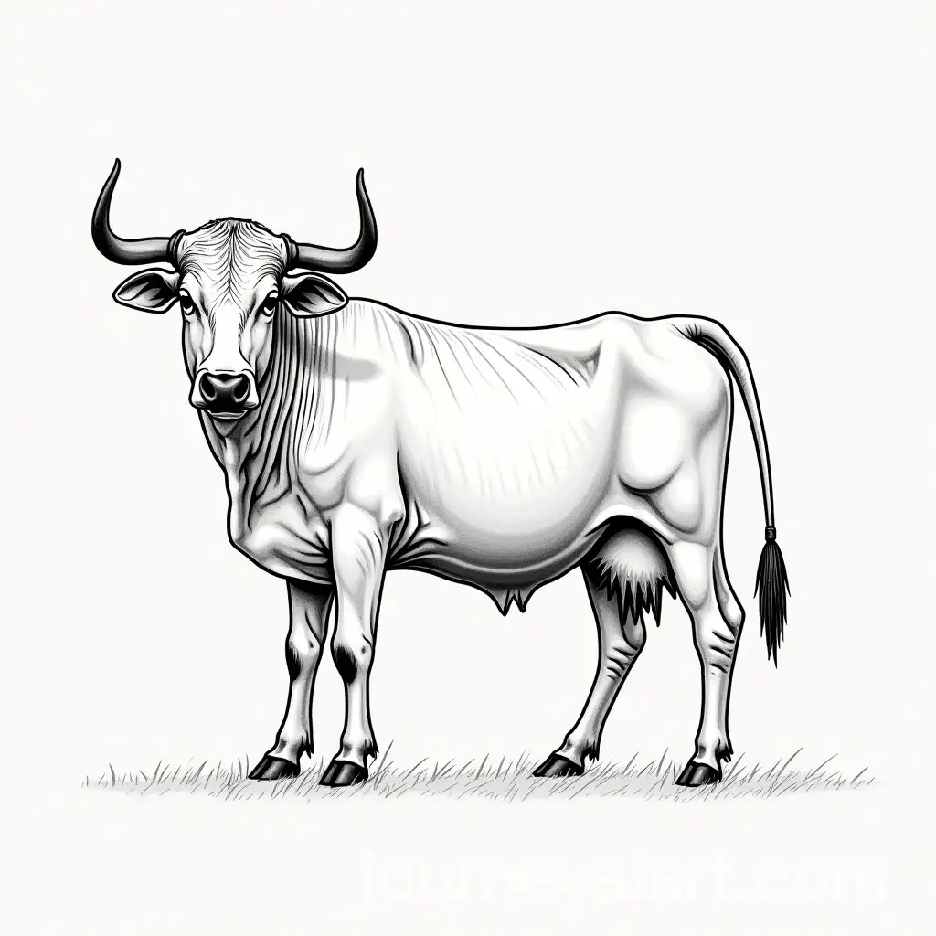 Authentic-Indian-Cow-in-Motherly-Posture