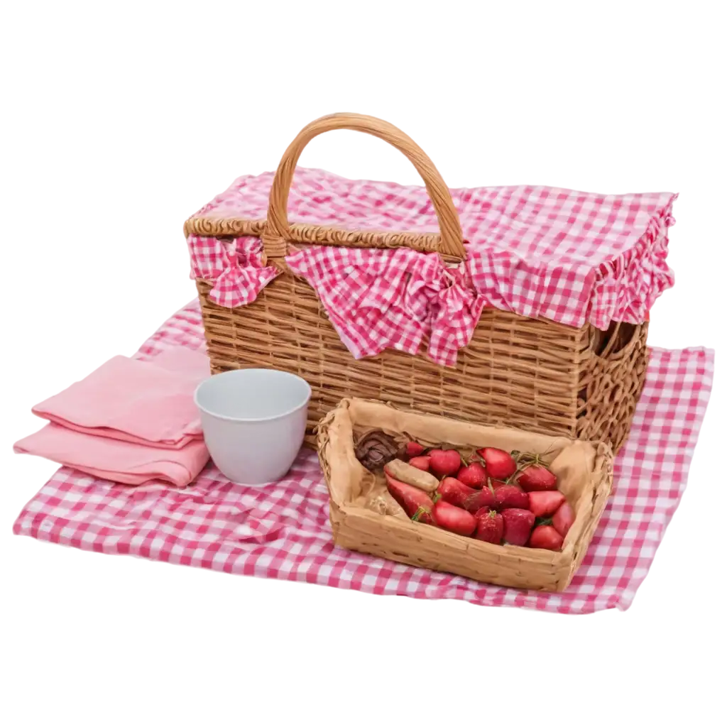 Picnic-Rosa-PNG-Image-Ideal-for-HighQuality-Design-Projects-and-Creative-Use