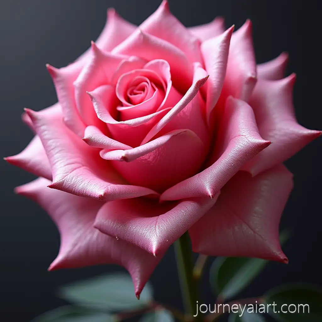 Pink-Rose-with-Metallic-Sheen-and-Sharp-Blade-Effect