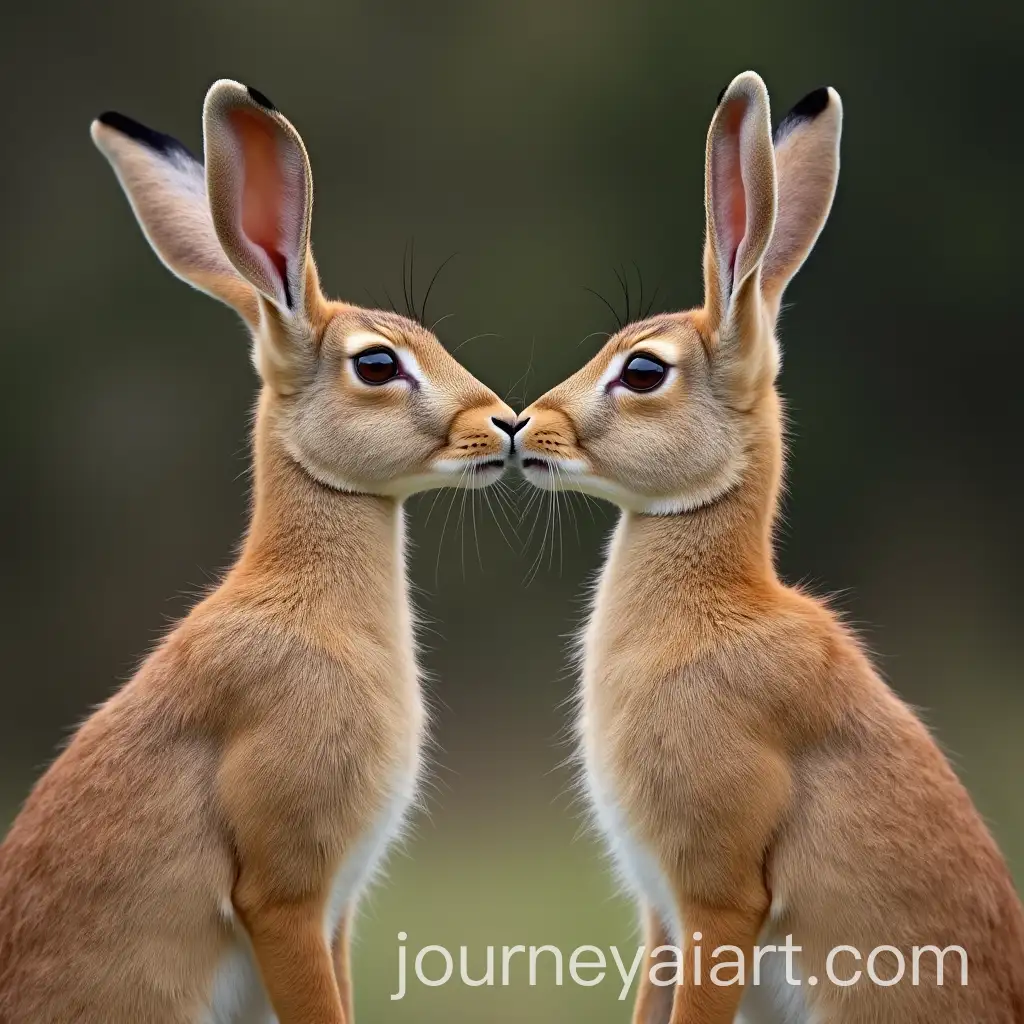 CloseUp-of-Two-Hares-Sharing-a-Kiss-with-Soft-Full-Lips