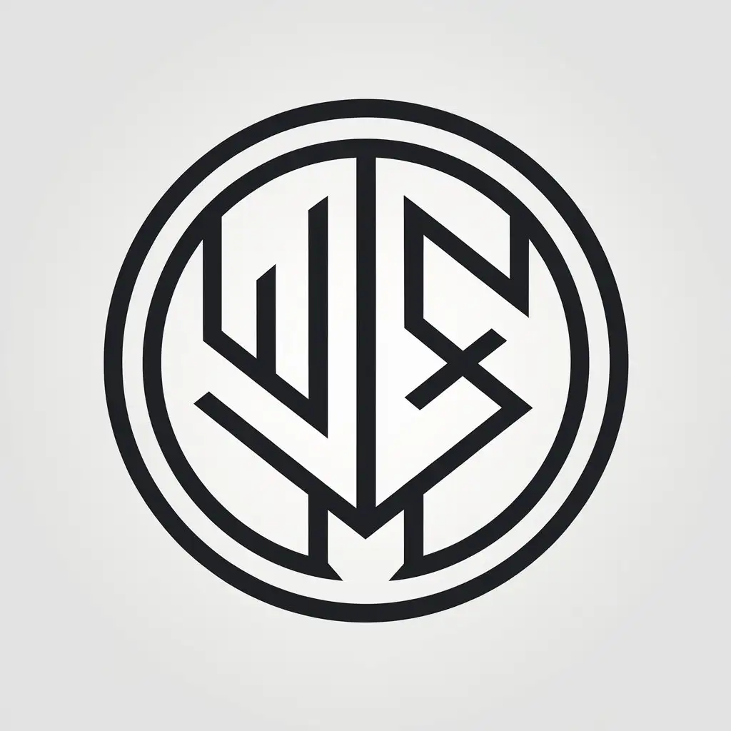 LOGO Design for Wind Svendsen Minimalistic Circular Geometric Shapes for Entertainment Industry