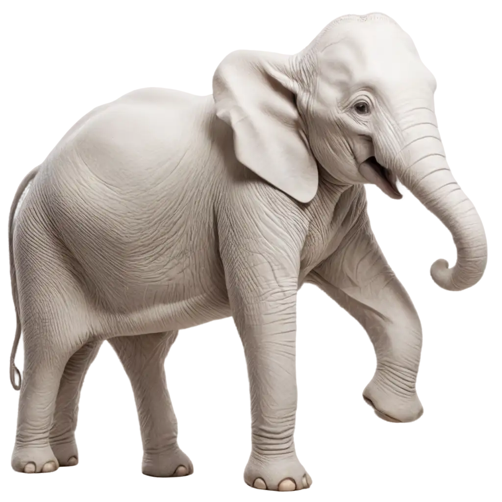 HighQuality-White-Elephant-PNG-for-Versatile-Design-Applications