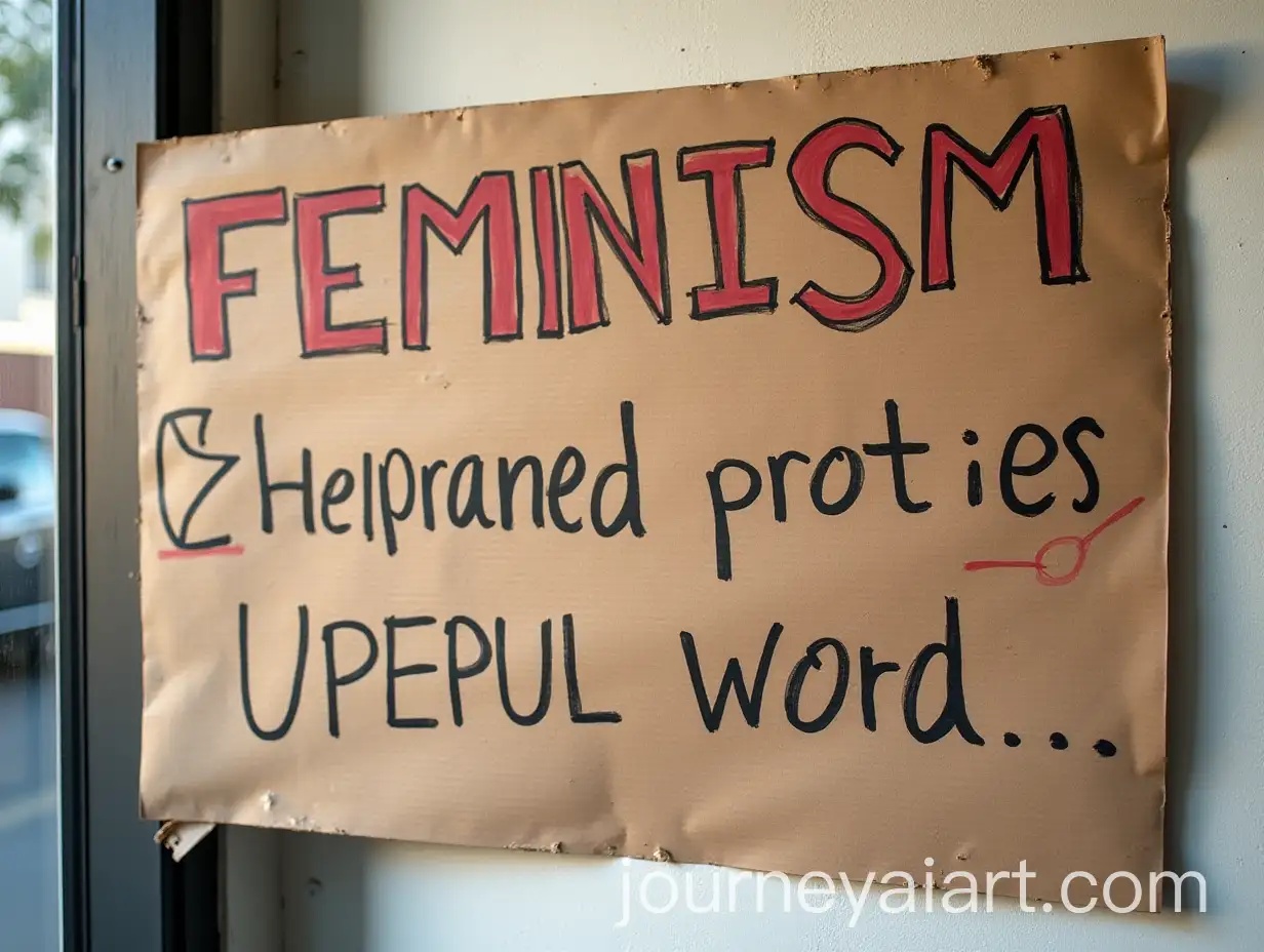 Creative-Feminism-Protest-Sign-on-Vellum-Board