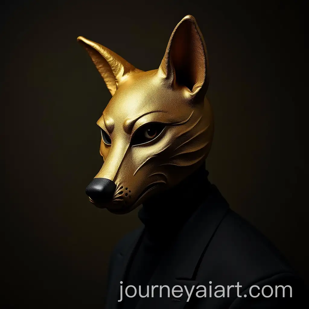 Man-Wearing-a-Gold-Jackal-Mask-inAI-Art-Prompt-Expansion-Mysterious-Setting