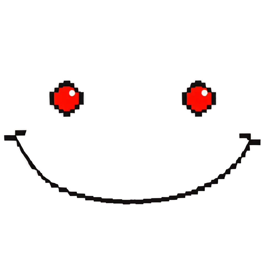 64x64-Pixel-Funny-Smiley-with-Red-Eyes-PNG-HighQuality-Transparent-Image-for-Versatile-Use