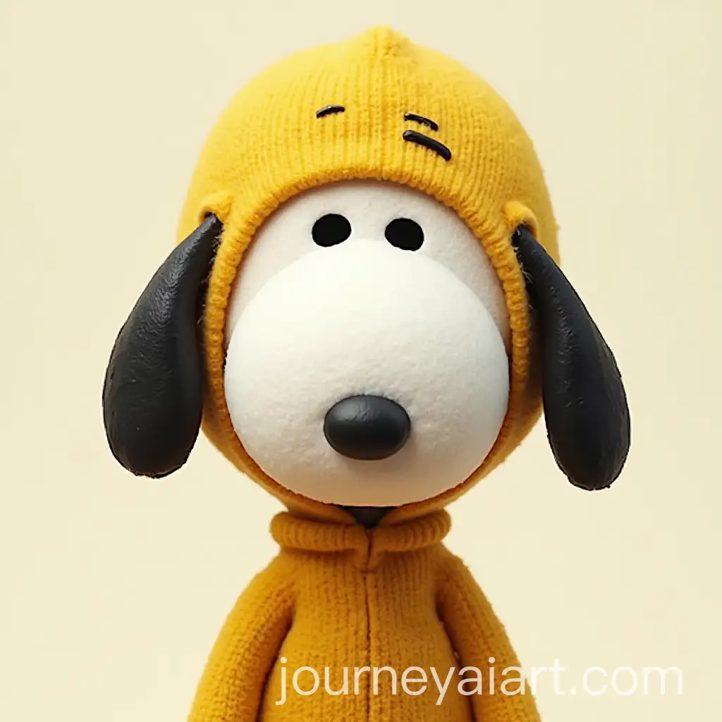 Peanuts-Snoopy-Wearing-Balaclava-with-Holes-for-Eyes-and-Snout