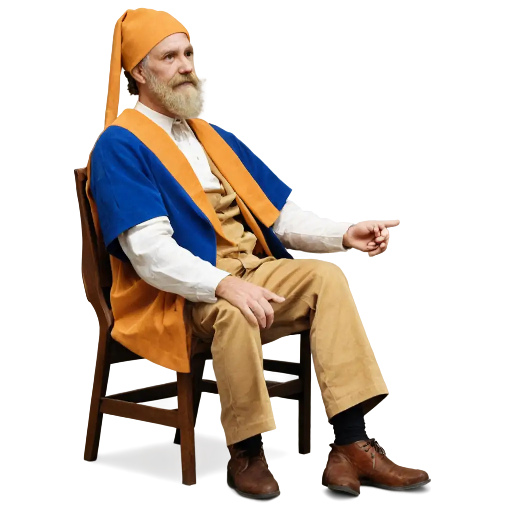 Pythagoras-Sitting-on-a-Chair-PNG-Image-for-Enhanced-Clarity-and-Detail