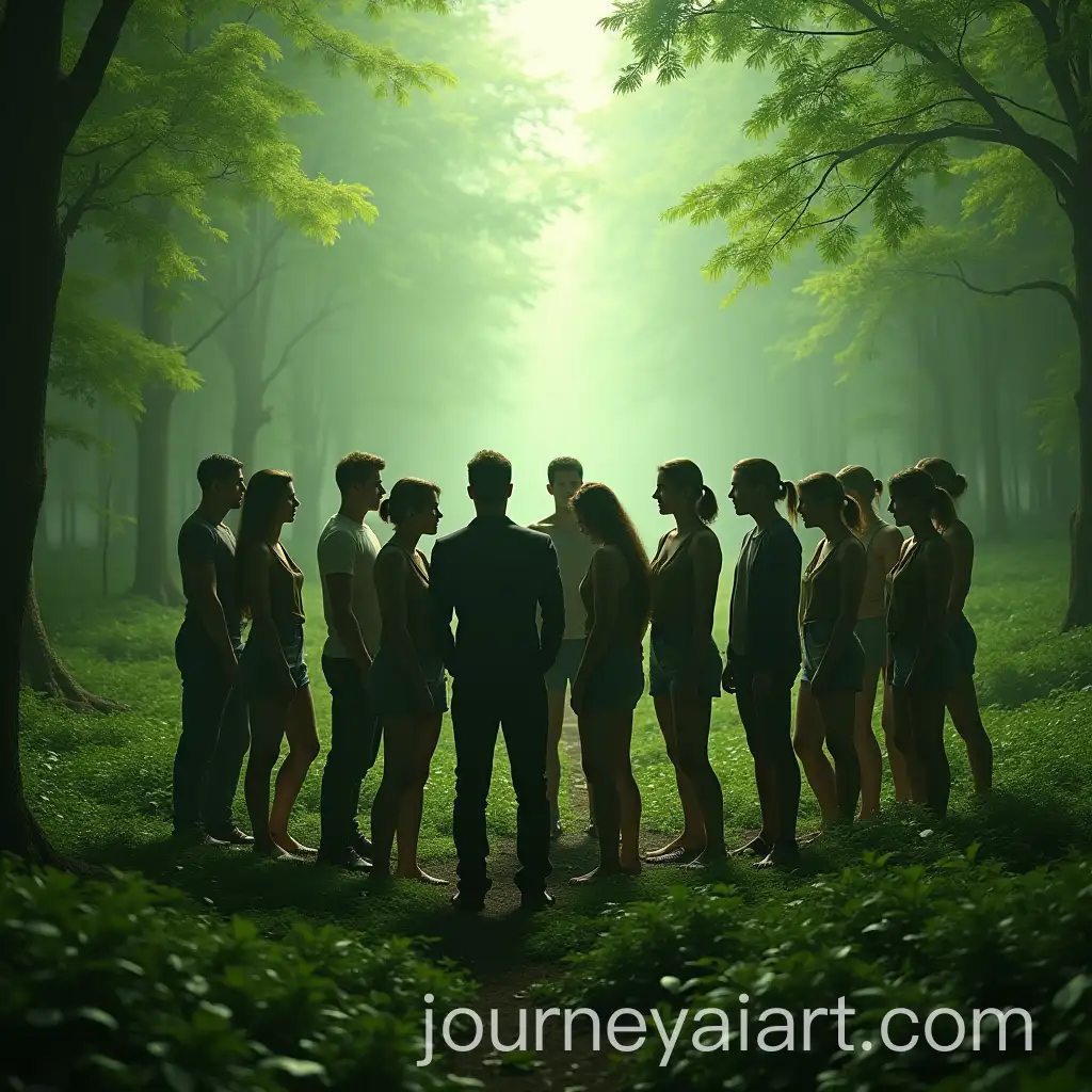 Group-of-1015-People-Standing-Together-in-a-Green-Environment