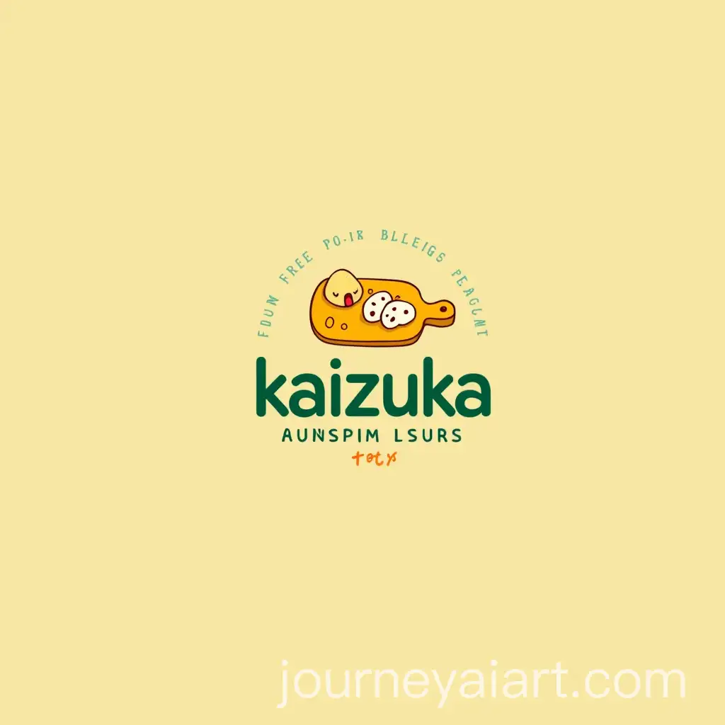 Elegant-Cheese-Store-Logo-for-Kaizuka-Featuring-Green-Text-and-Sweet-Background