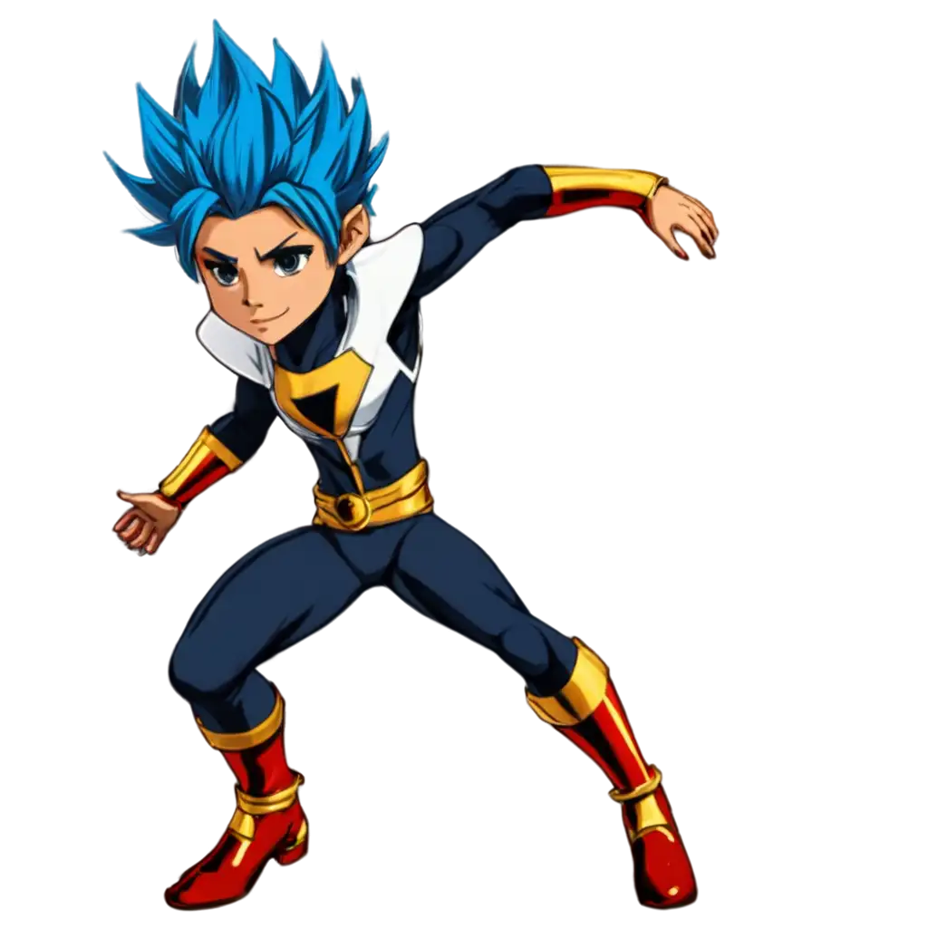 Anime-Style-Video-Game-Superhero-Avatar-PNG-with-Spiky-Hair-and-Transparent-Background