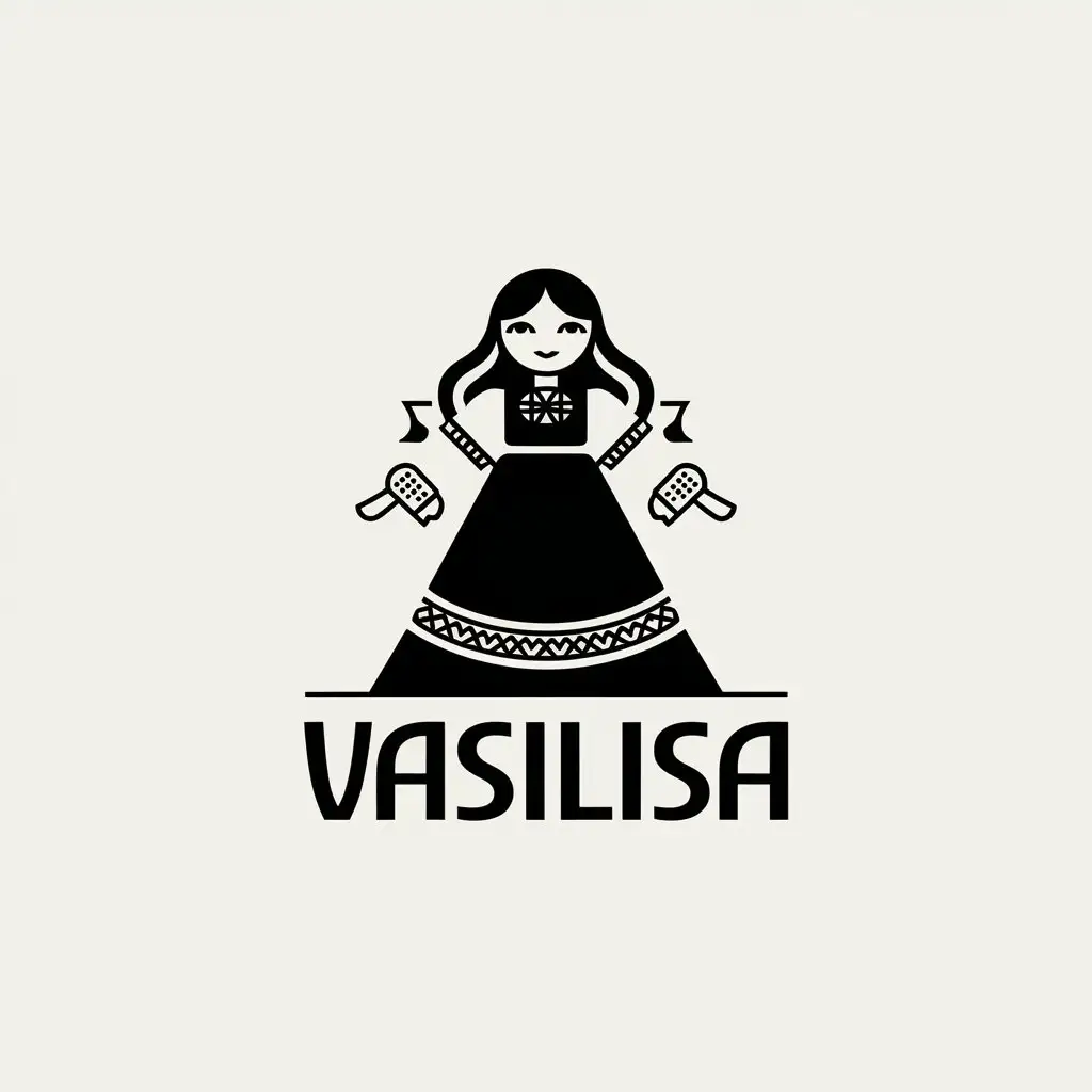 LOGO-Design-for-Vasilisa-Singer-with-Microphone-in-Russia-Theme