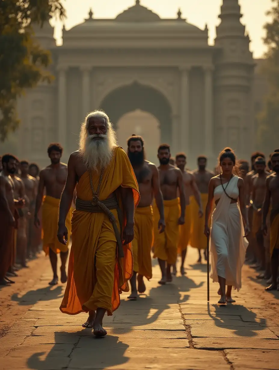 Twilight-Procession-in-Ancient-Indian-City-from-Mahabharata