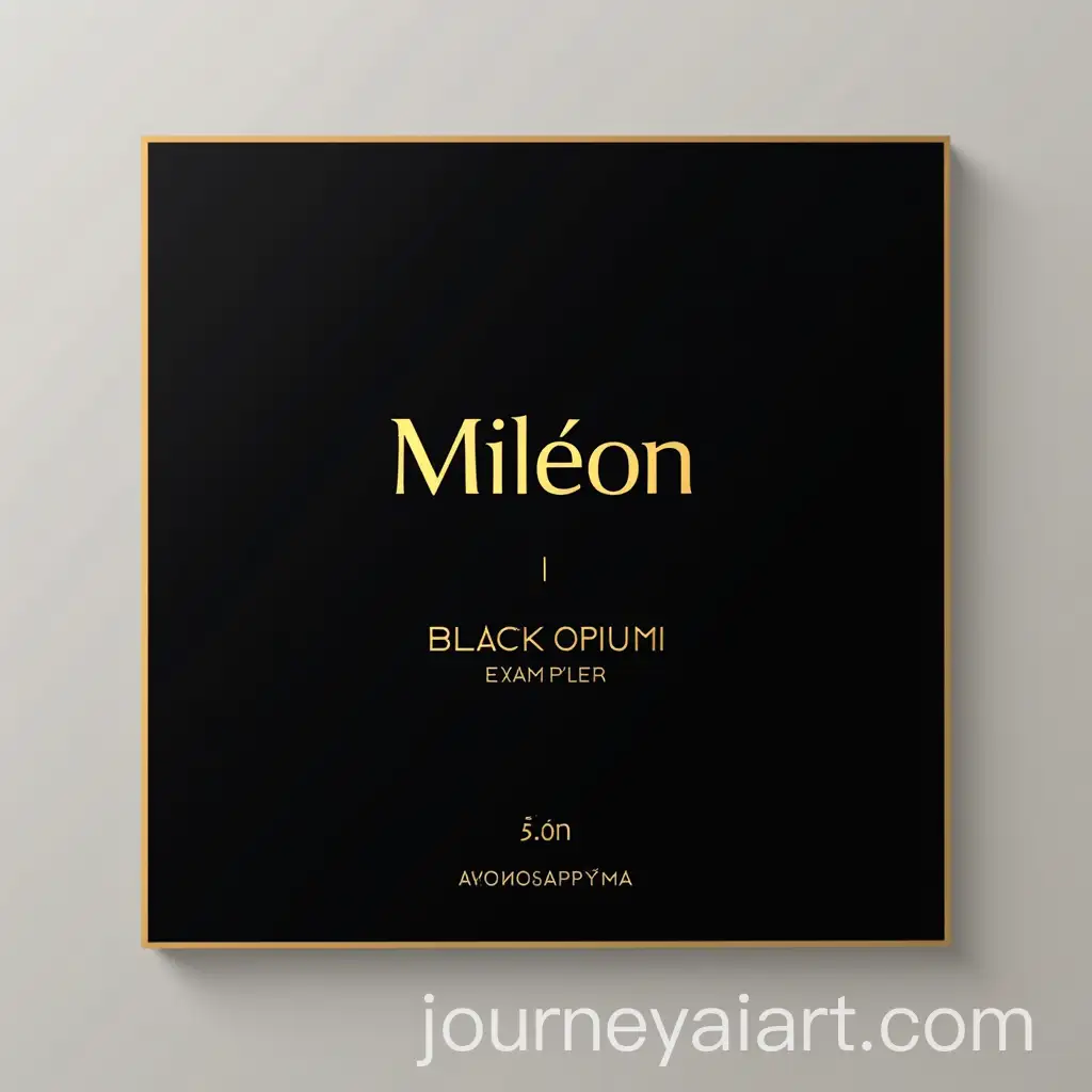 Elegant-Square-Perfume-Label-Design-for-Milon-Luxury-Car-Perfumes