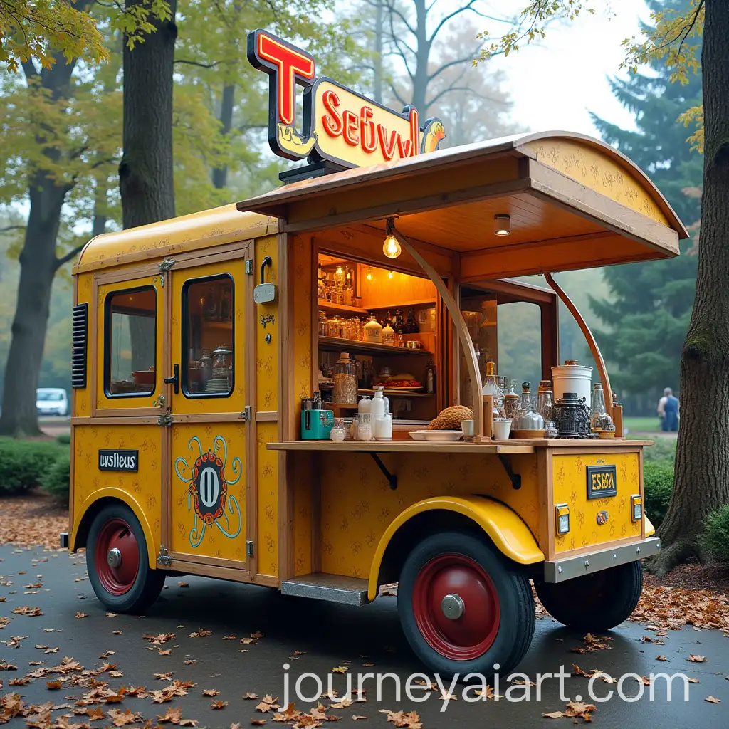 Mystery-MachineInspired-Fast-Food-Cart
