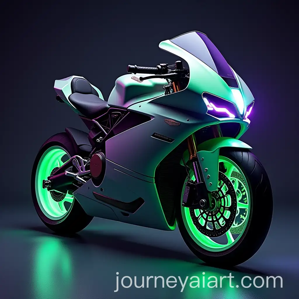 Fairing-Motorbike-with-Moonlight-Green-and-Purple-Color-Combo