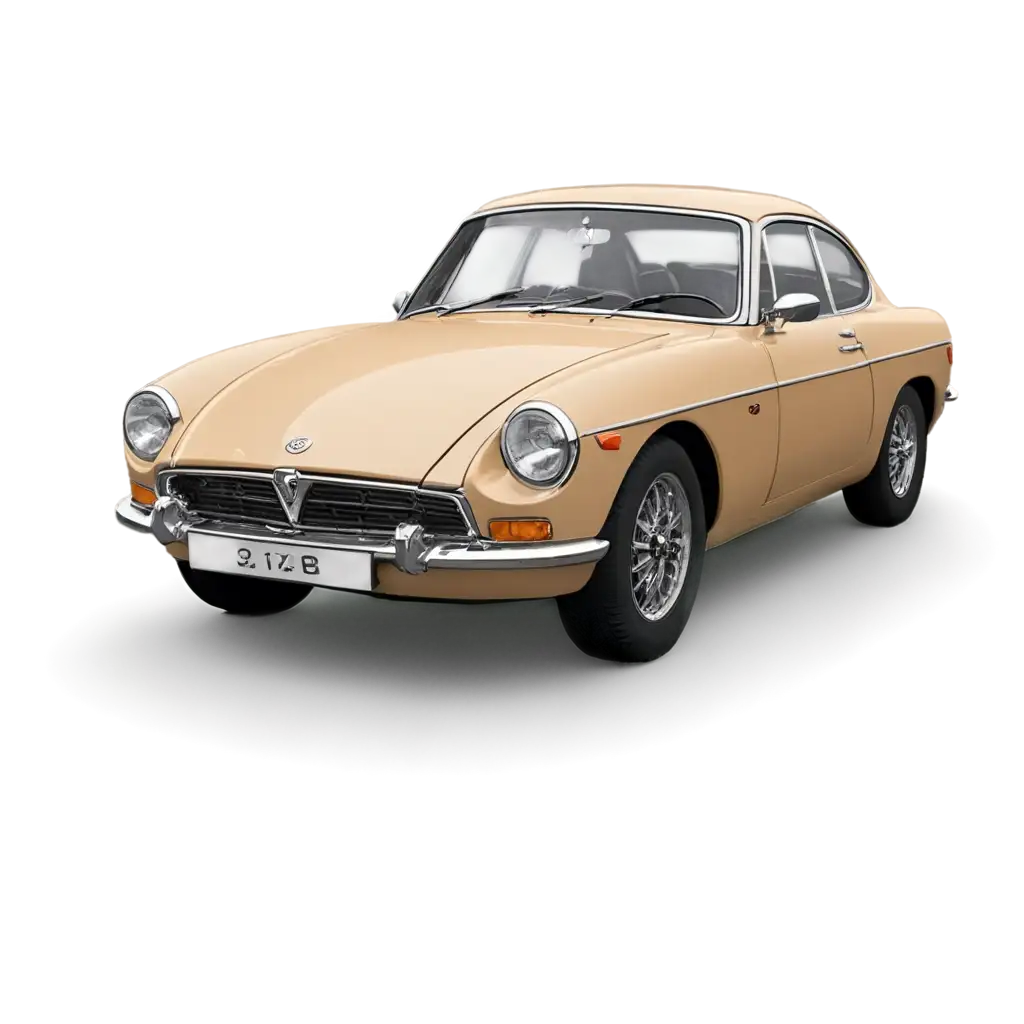 PNG-Image-of-a-ChampagneColored-MGB-Fastback-Car-HighQuality-Digital-Art-for-Enthusiasts