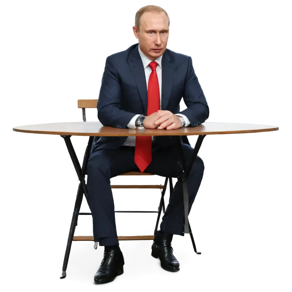 Putin-Sitting-on-a-Table-PNG-Image-Unique-Digital-Art-for-Online-Use