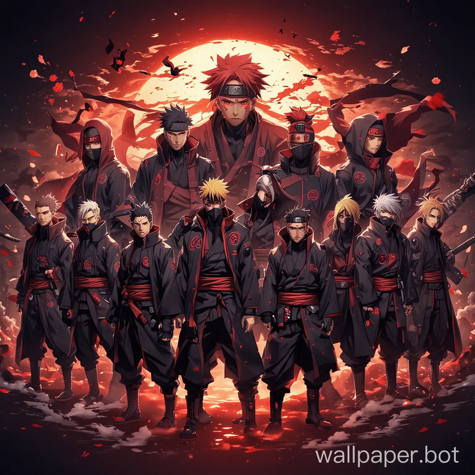 Akatsuki-All-Member-8K-Wallpaper-for-156-Inch-PC