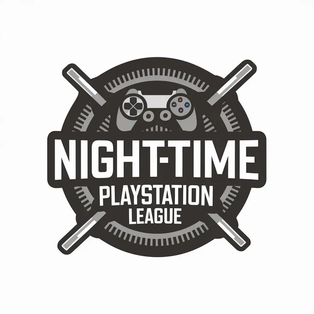 LOGO-Design-for-Nighttime-PlayStation-League-Joytop-Stick-Symbol-in-Entertainment-Industry