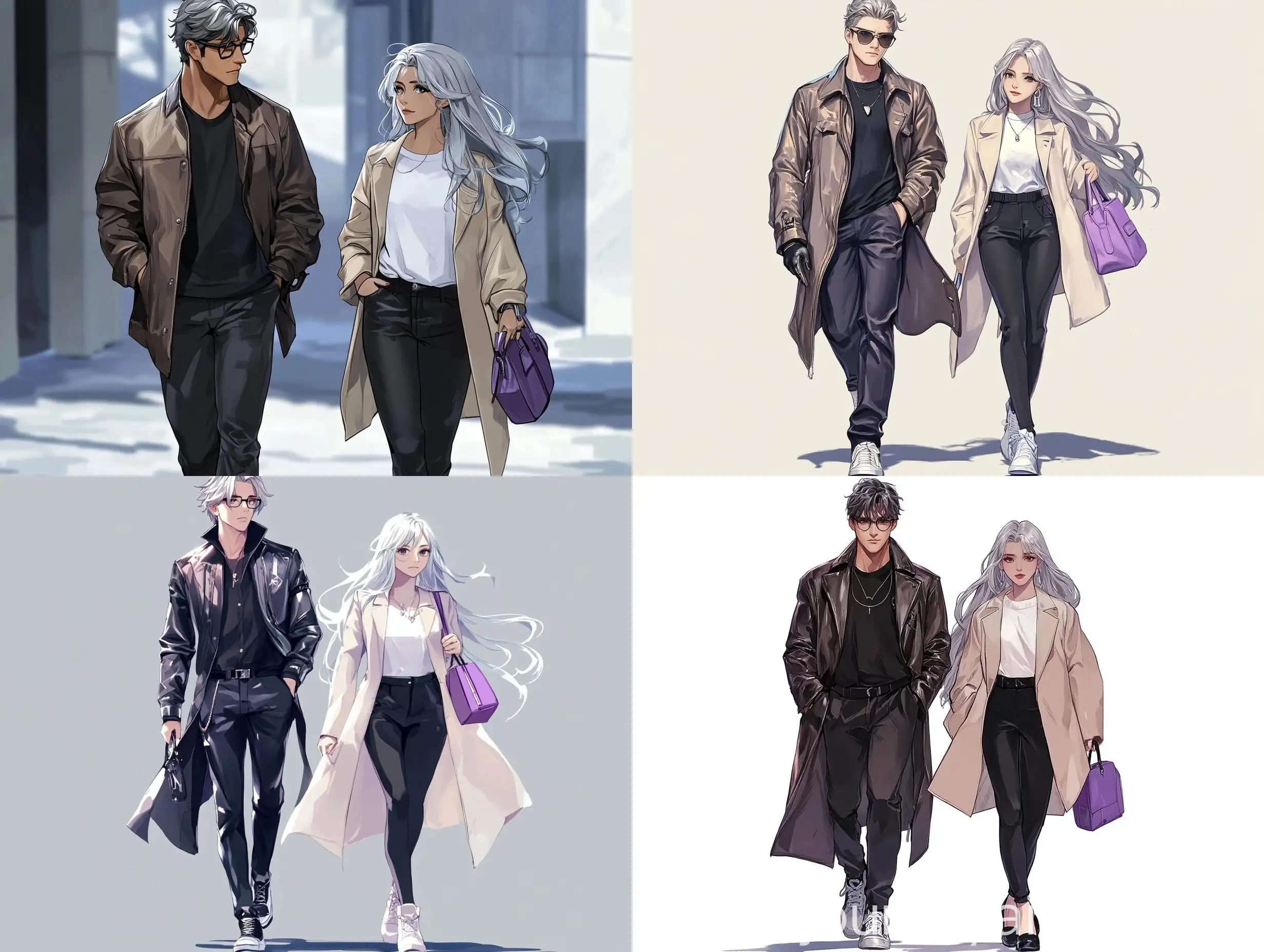 Cyberpunk-Fantasy-Characters-Warlock-and-Teacher-in-Daylit-City