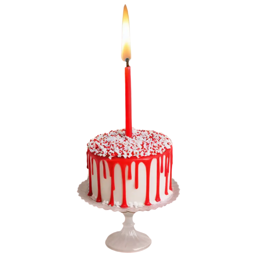 Red-Lightning-Cake-Candle-PNG-Image-High-Quality-and-Transparent-Design-for-Creative-Uses