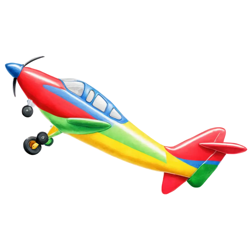 Colorful-Little-Airplane-PNG-Image-Joyful-Illustration-for-Creative-Projects