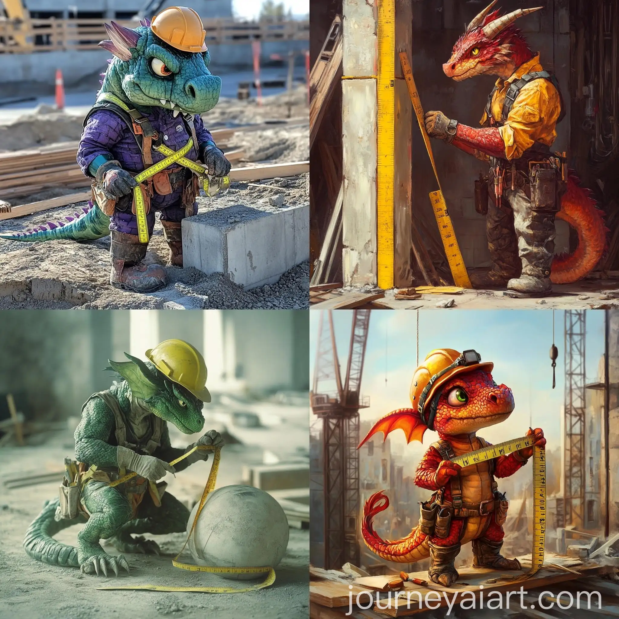 Dragon-Construction-Worker-Measuring-Object-on-Site