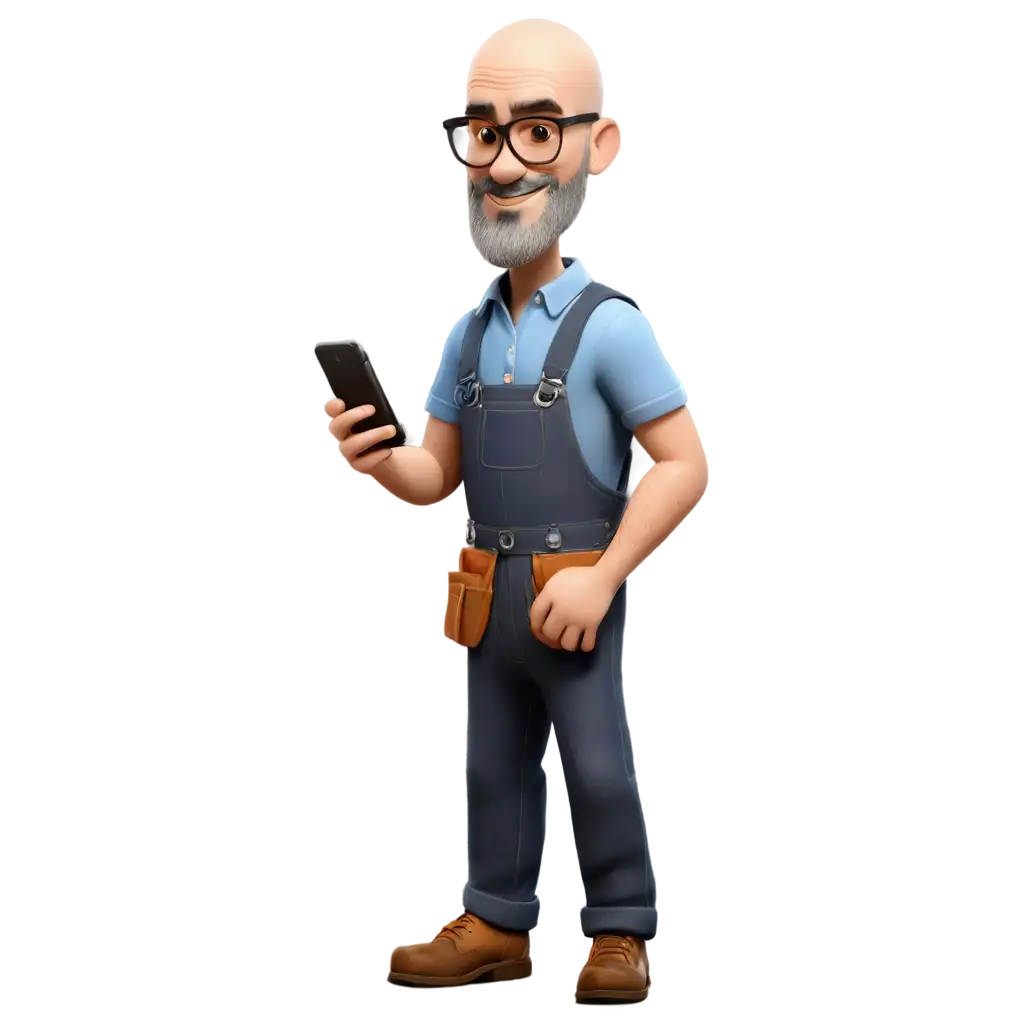 3D-Pixar-Style-Bald-Man-PNG-The-Ultimate-Guide-to-a-MultiTool-Handyman