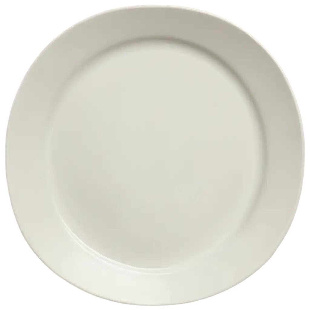 HighQuality-PNG-Image-of-a-White-Plate-for-Versatile-Use