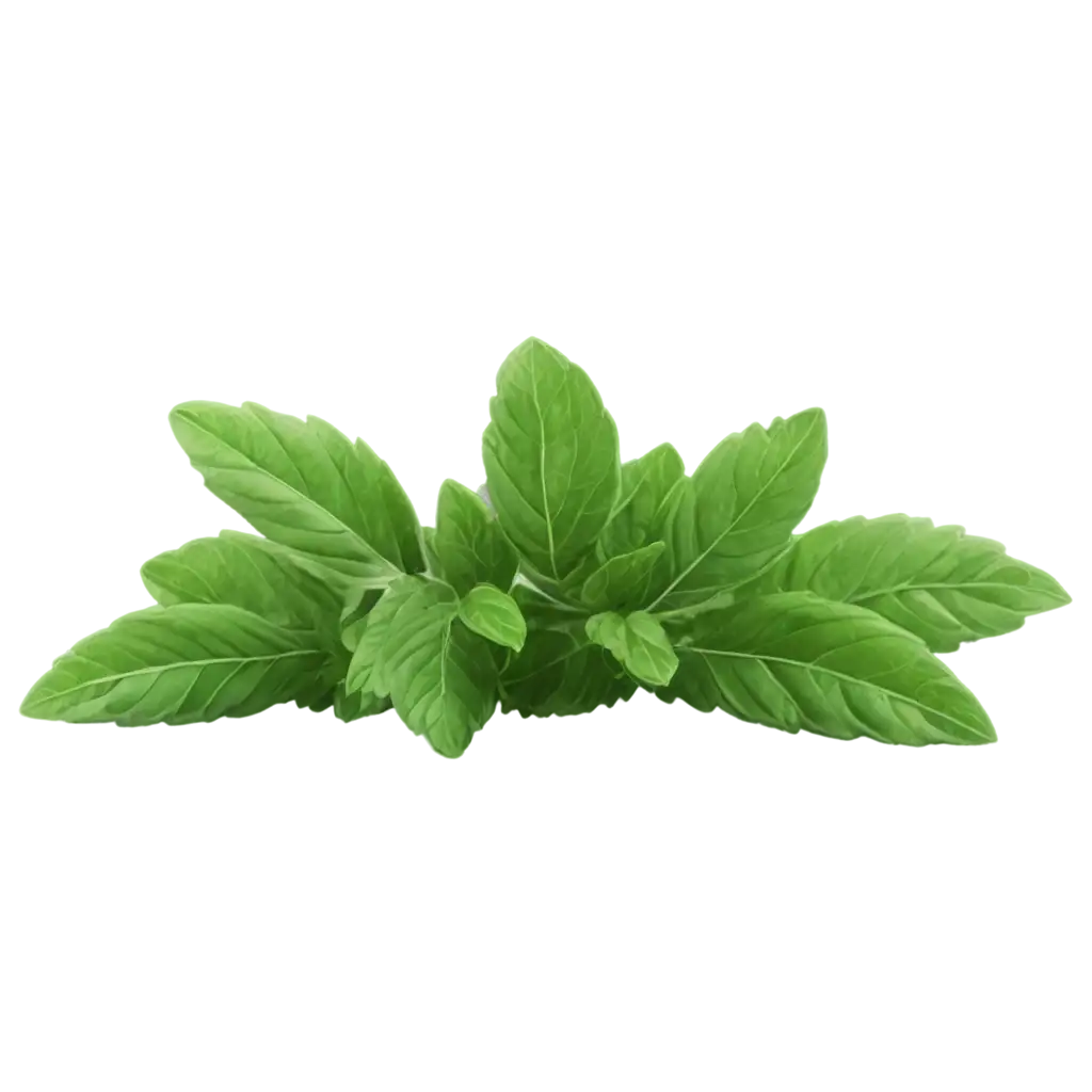 Vibrant-3D-Mint-Leaves-PNG-for-HighQuality-Digital-Creations