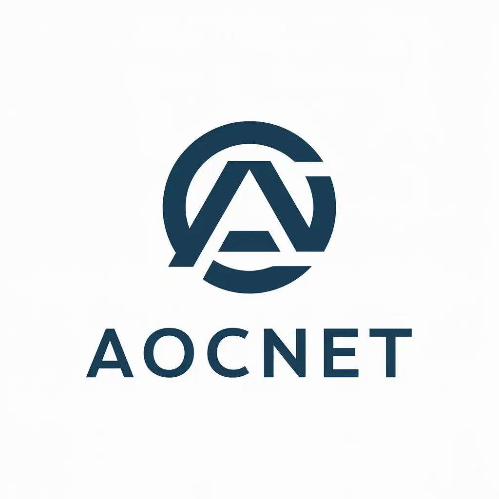 LOGO-Design-For-AocNet-Abstract-and-Minimalistic-Vector-Logo-for-the-Internet-Industry