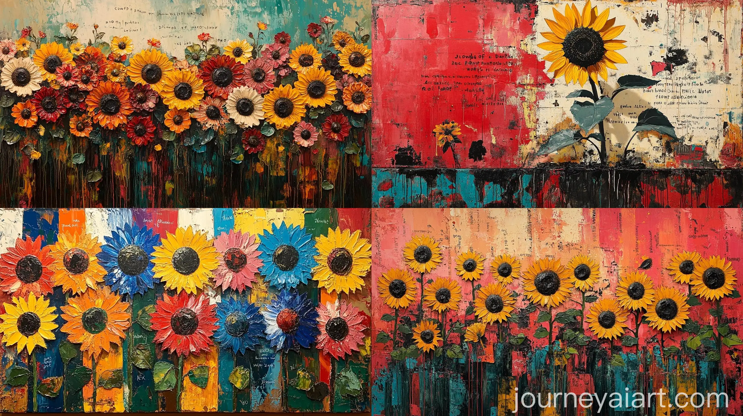 Colorful-Sunflower-Field-Painting-with-Gestural-Brushstrokes