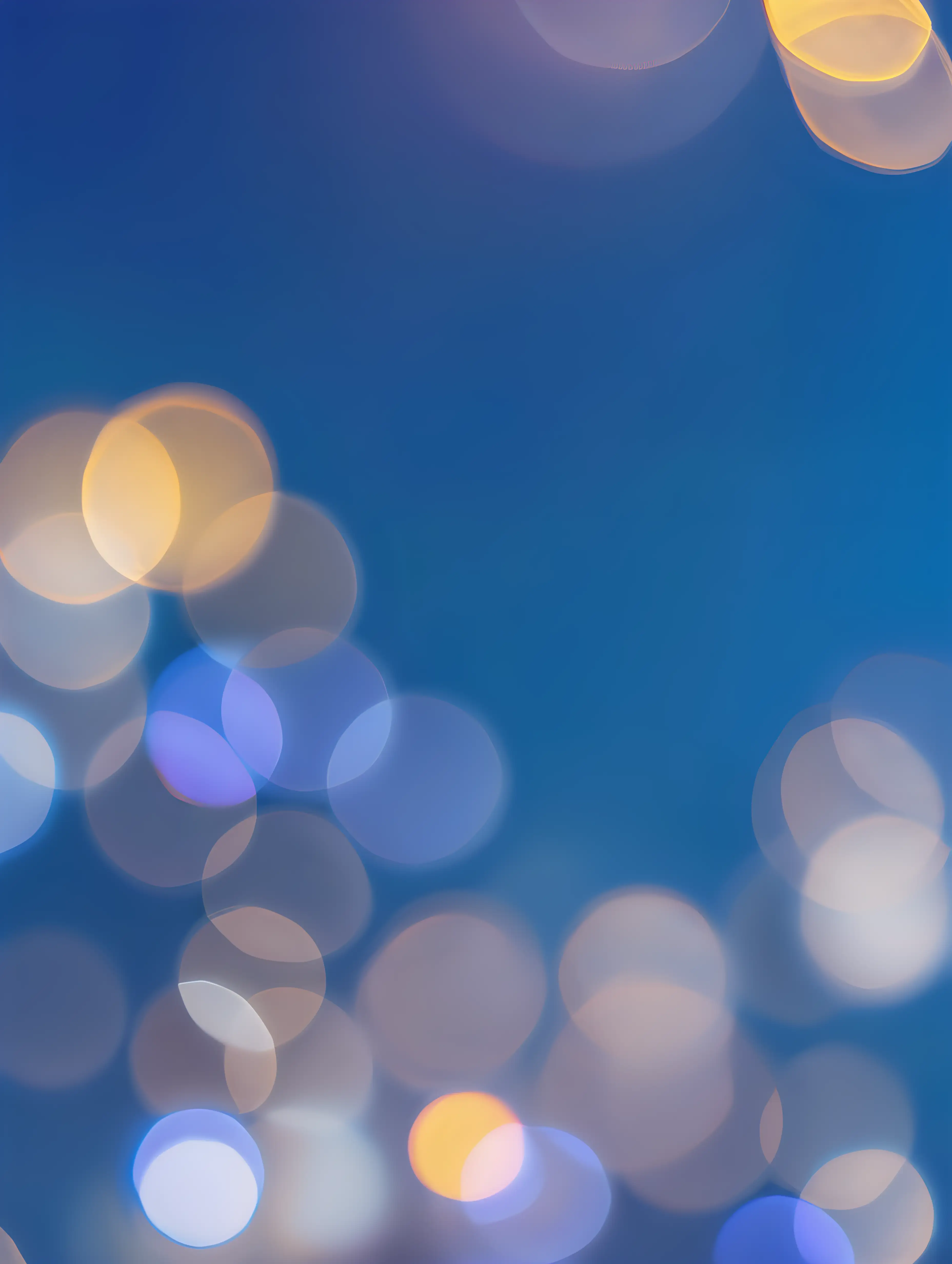 Digital City Lights CloseUp with Blue Hue