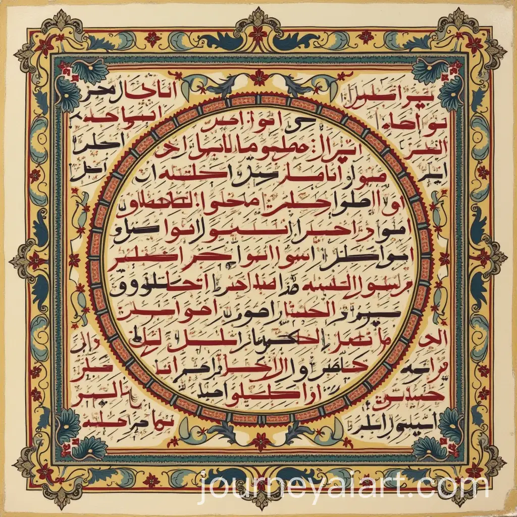 Persian-Calligraphy-Art-with-Intricate-Design-and-Elegant-Script