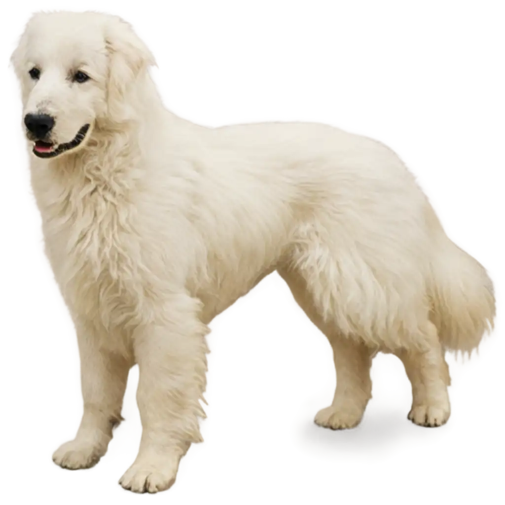 Maremma-Sheepdog-White-PNG-Image-HighQuality-Transparent-Image-for-Versatile-Use