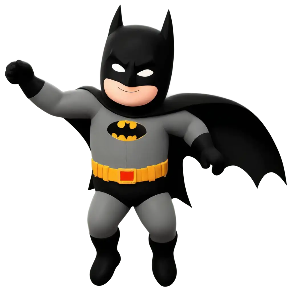 Dynamic-and-Playful-PNG-Image-of-Cute-Batman-Flying-OnlineReady-Illustration