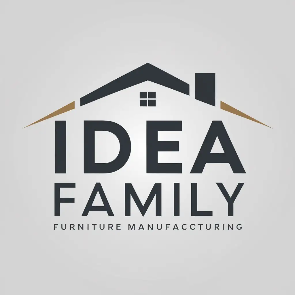 LOGO Design for Idea Family Minimalist Design with House and Letter Colors 766a5e a76552