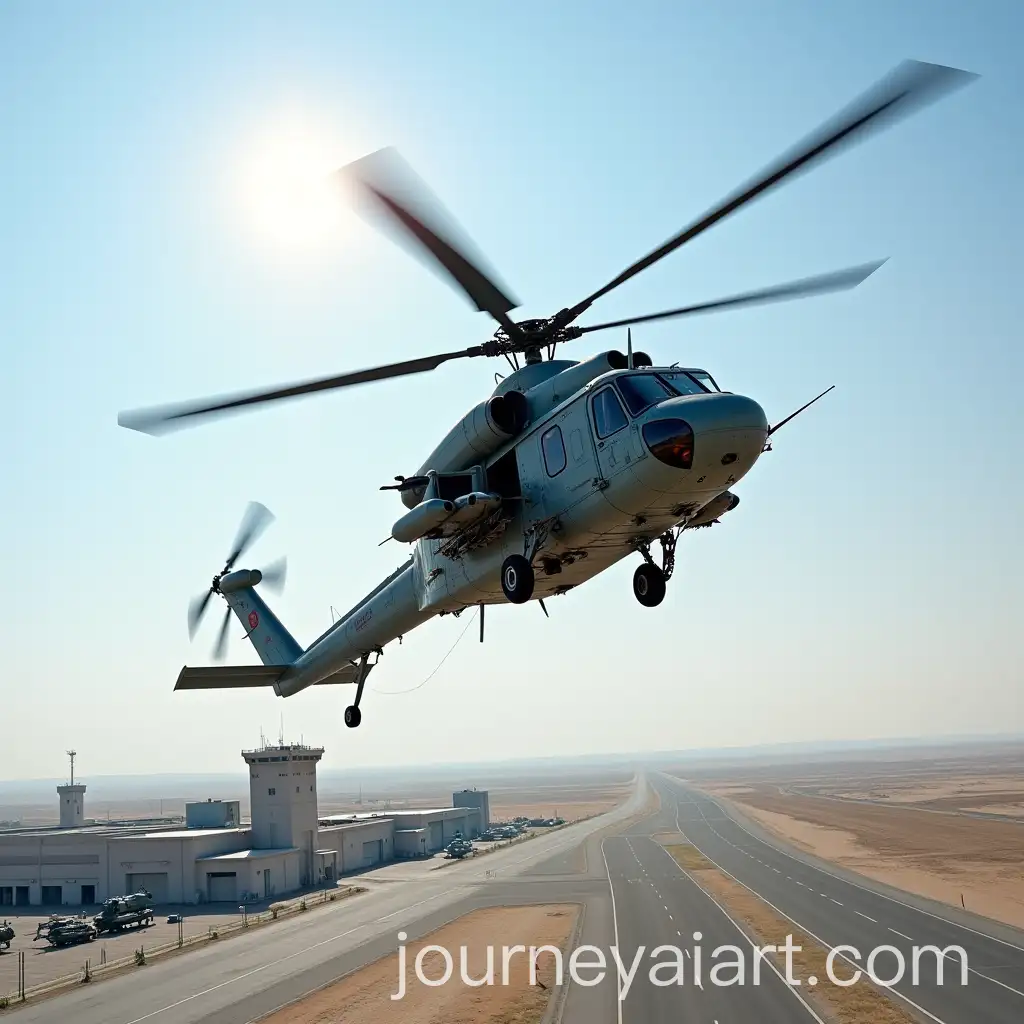 Russian-Mi28NM-Attack-Helicopter-Flying-Over-Khmeimim-Airbase