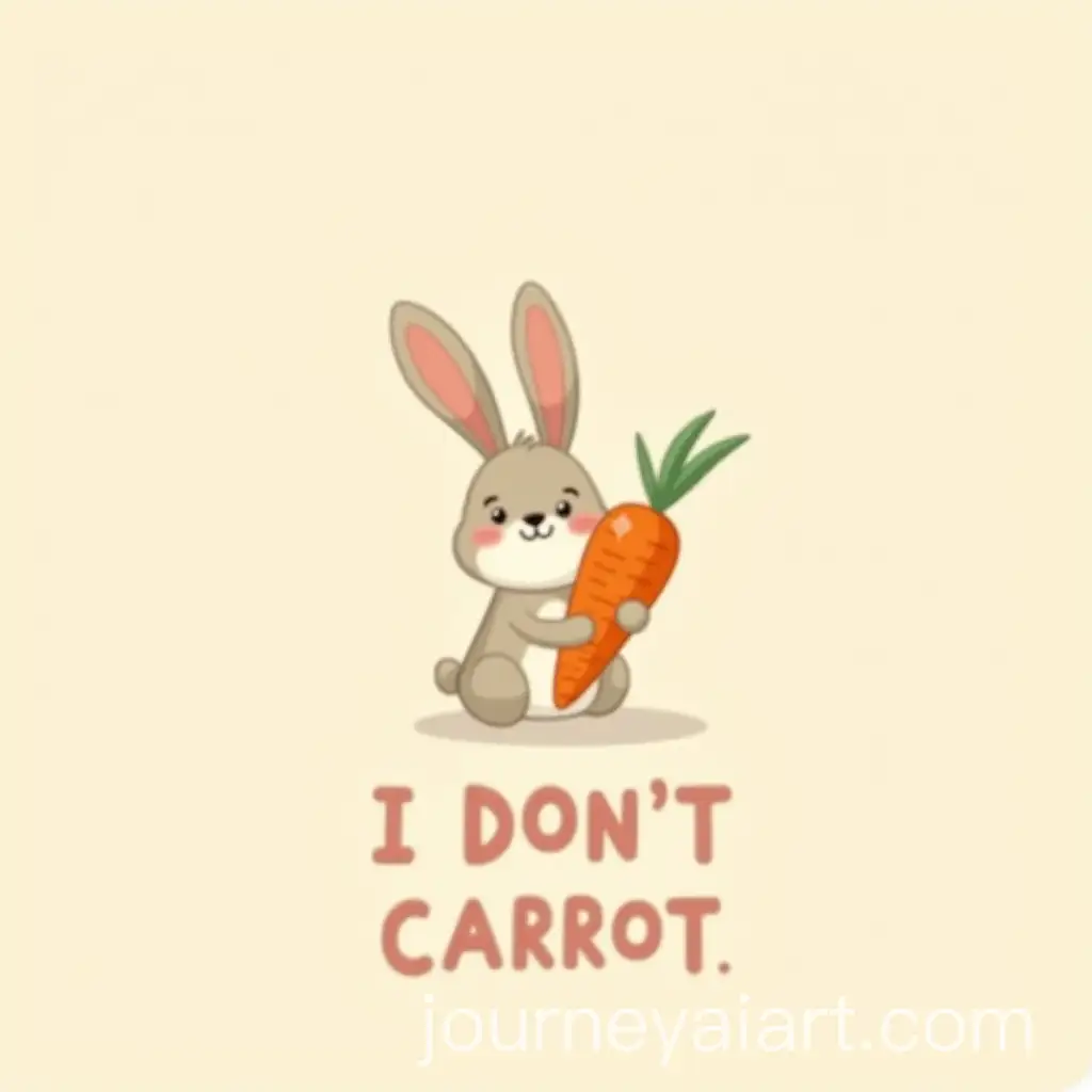 Cute-Cartoon-Bunny-Holding-a-Carrot-with-Playful-I-DONT-CARROT-Text