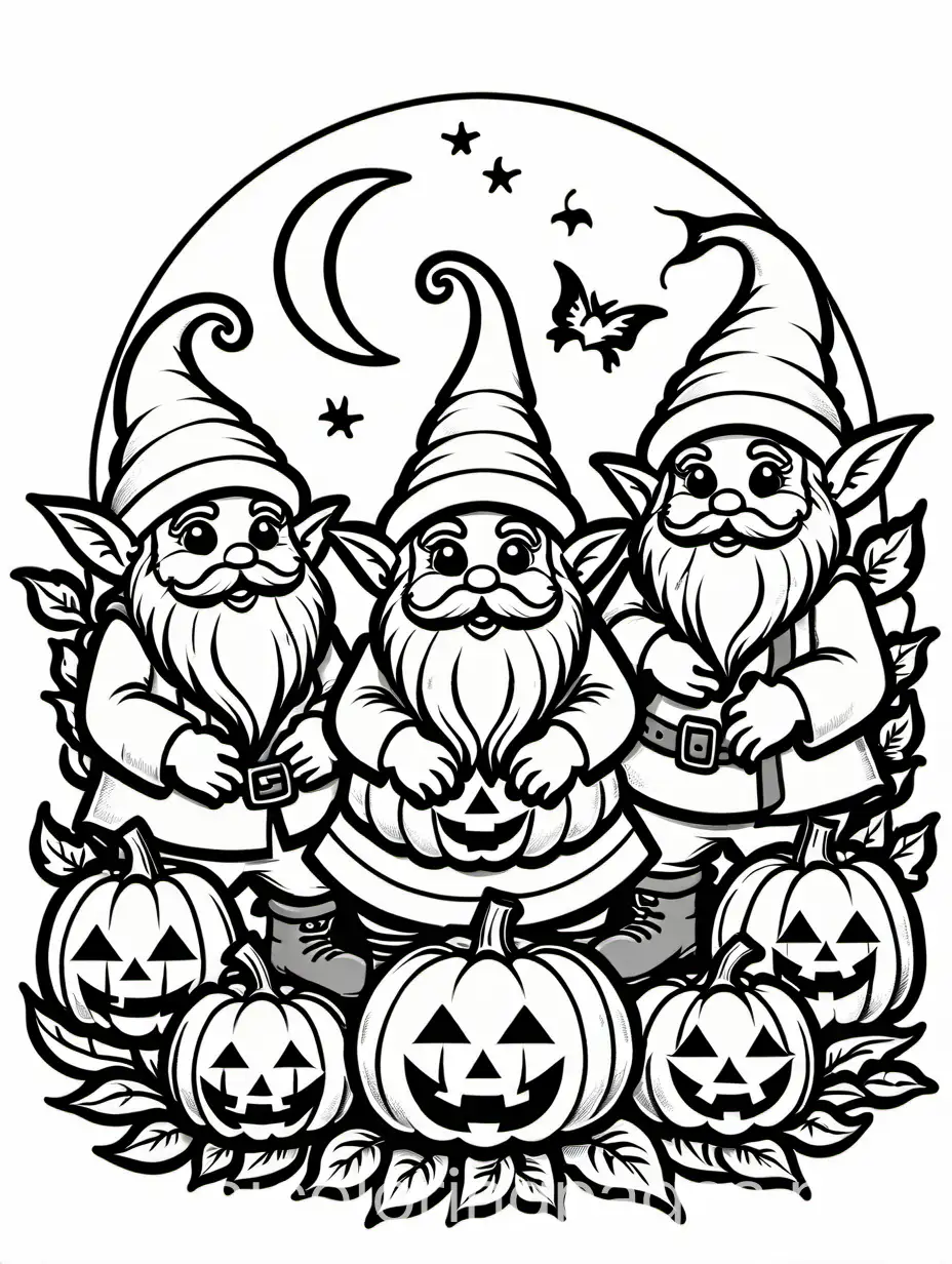 Fat-Gnomes-Carving-Jack-o-Lanterns-Coloring-Page-for-Kids
