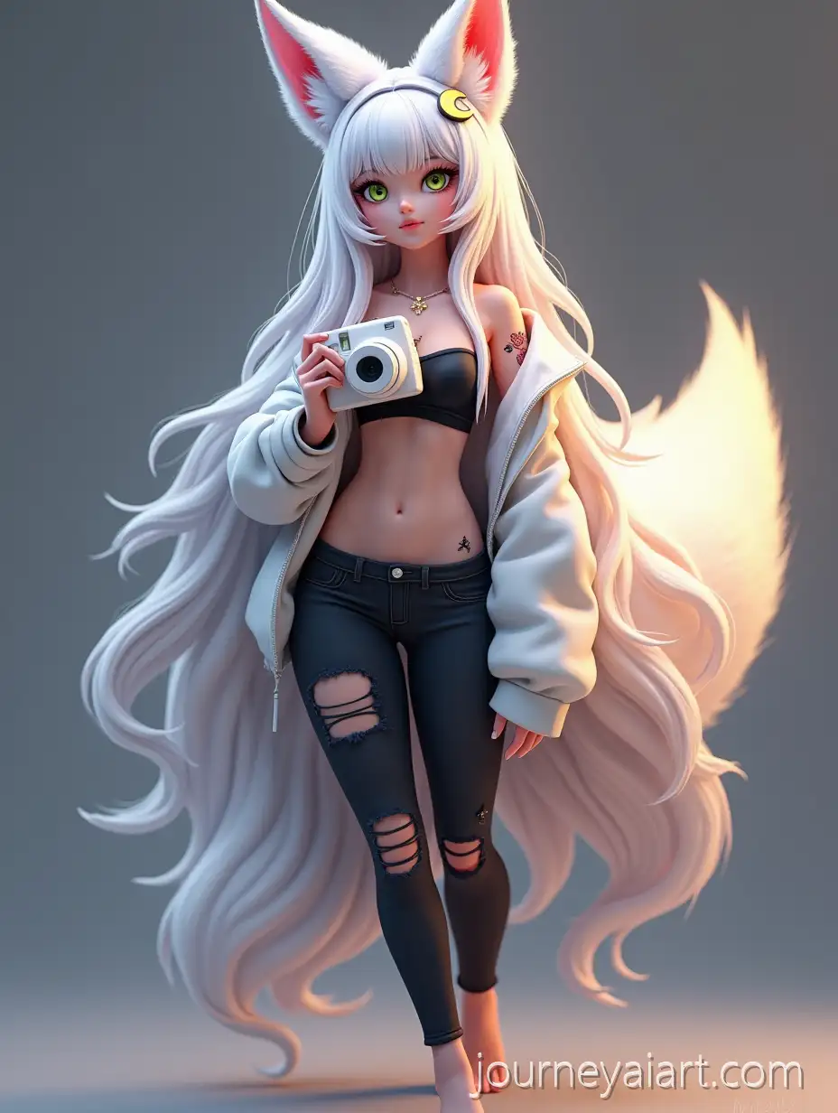 Highly-Detailed-3D-Anime3D-anime-foxgirl-portrait-Foxgirl-with-Crescent-Moon-and-Rose-Tattoo-Holding-Instant-Camera