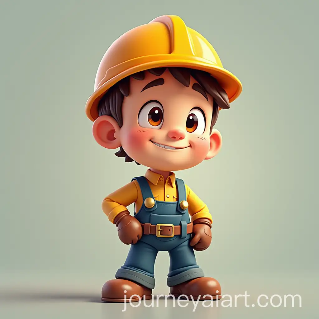 Cartoon-Engineer-Character-with-Construction-Tools-and-Gear