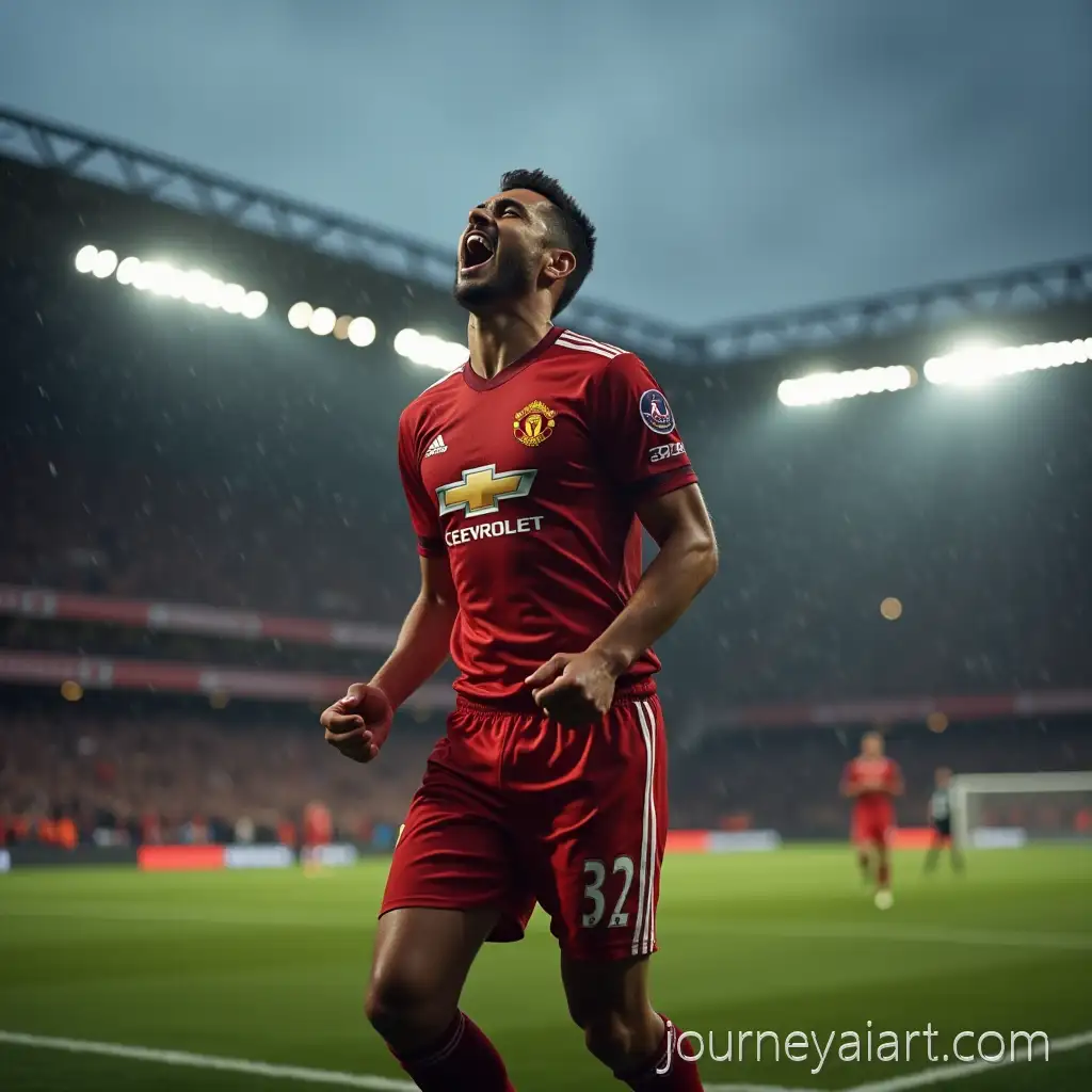 Intense-FootballIntense-football-player-celebration-Player-Celebration-in-Red-Jersey-at-Rainy-Stadium