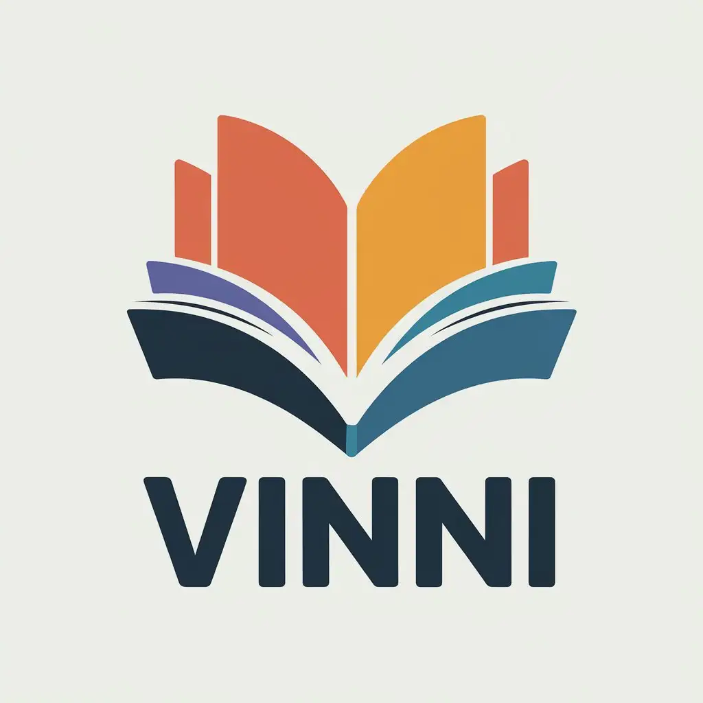 LOGO-Design-for-Vinni-Kids-Book-Reading-App-with-Moderate-Clear-Background