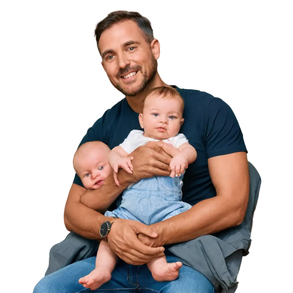 Father-and-Baby-PNG-Image-A-Heartwarming-Closeup-Capture-for-HighQuality-Digital-Use