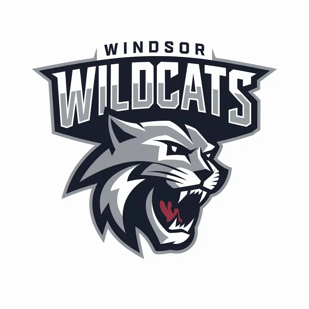 LOGO Design for Windsor Wildcats ThunderCat Symbol in Bold Typography for Sports Fitness Industry