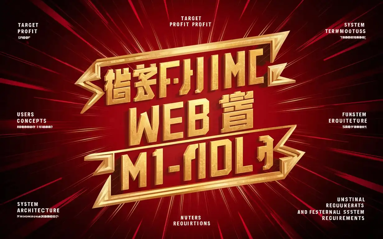 Blog banner image, red background, golden text  2, 本文主要是个人软件 Web 部分的项目 M1 需求规格，包含目标收益、范围、概念和术语、用户和权限、系统架构、功能需求、软硬件及外部系统接口、非功能需求。