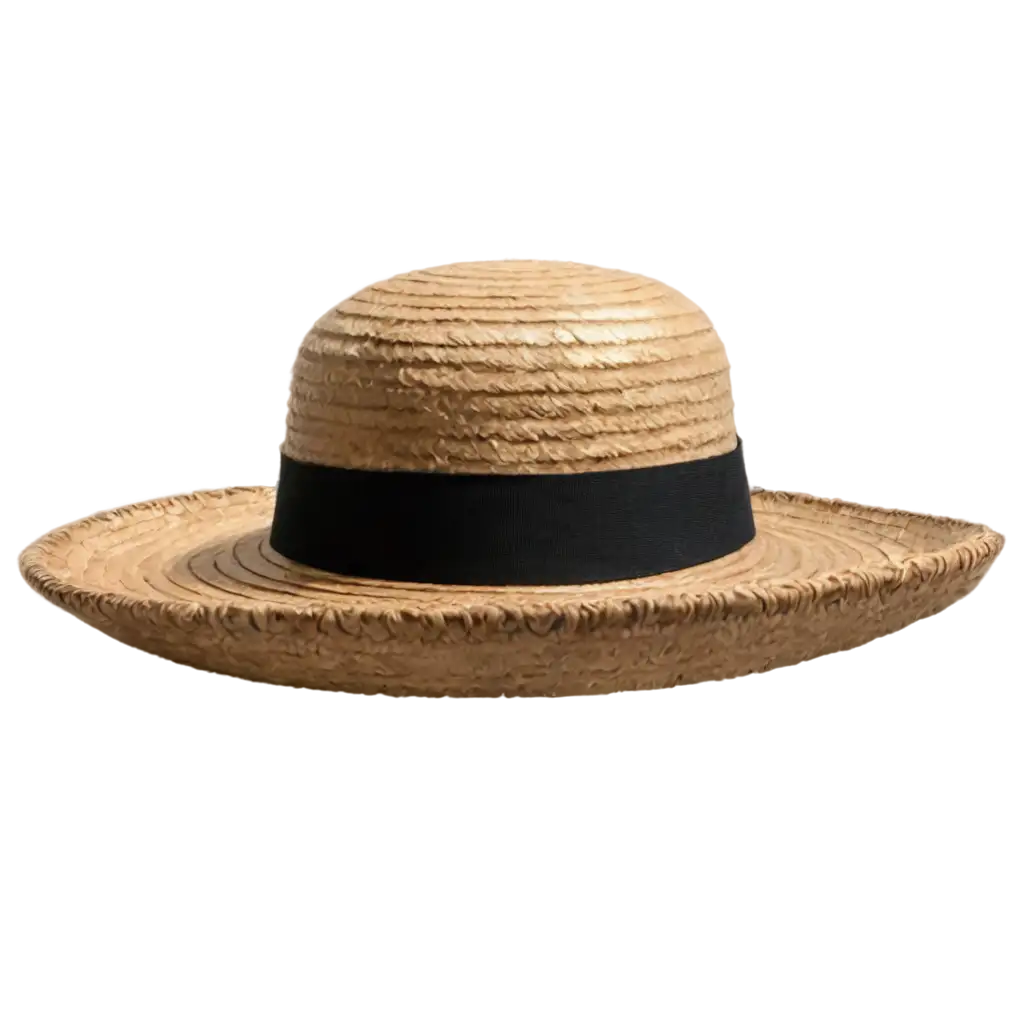 HighQuality-Straw-Hat-PNG-for-Live-Stream-and-Digital-Use