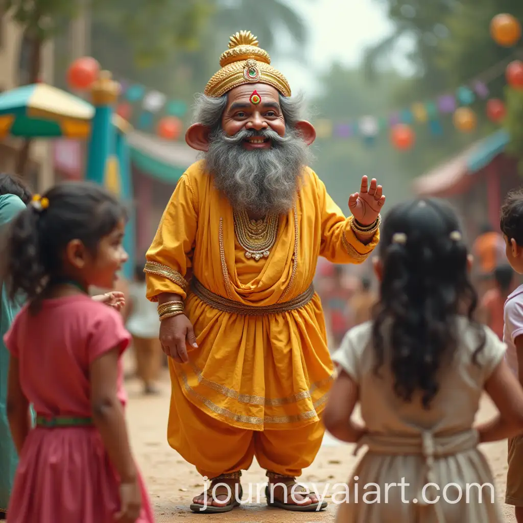 Lord-Bappa-Playing-with-Children-in-Playground