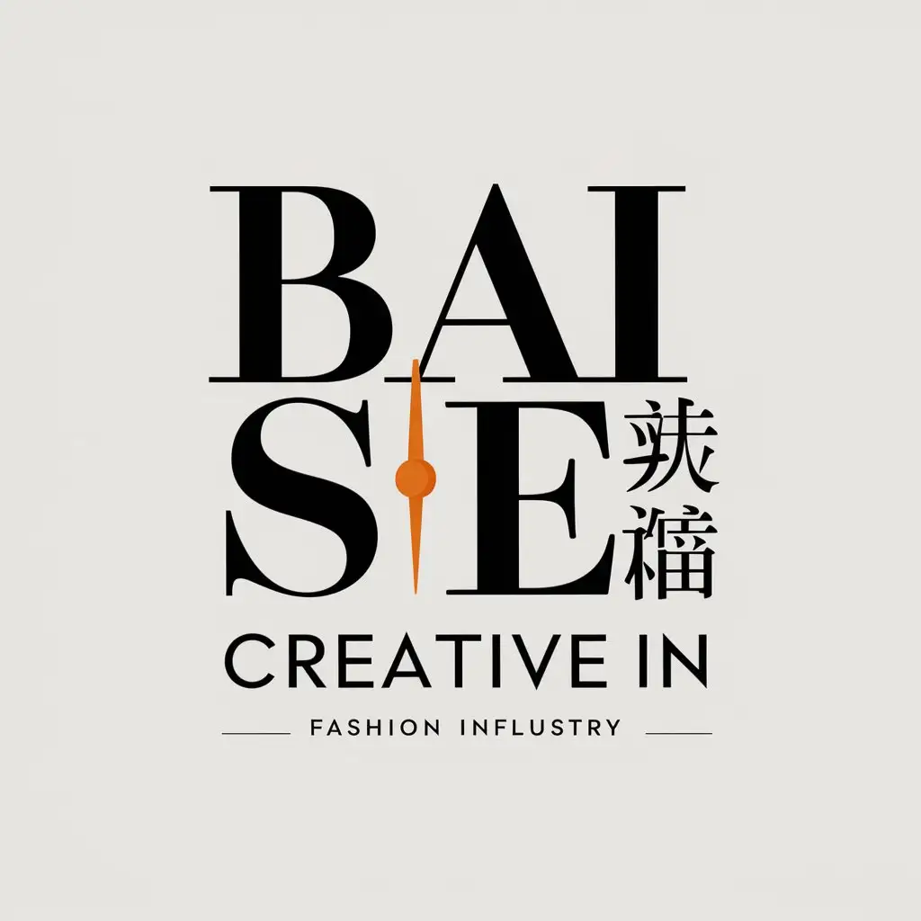 LOGO-Design-for-Bai-Se-Creative-in-Chinese-Fashion-Influence-with-a-Clear-Background